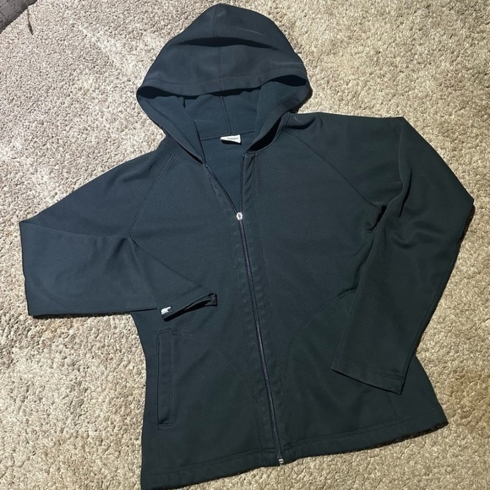 Sorel black womens zip up jacket size Medium oj
